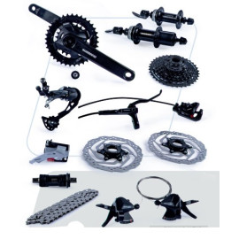 Grupo Shimano Altus 2X9...